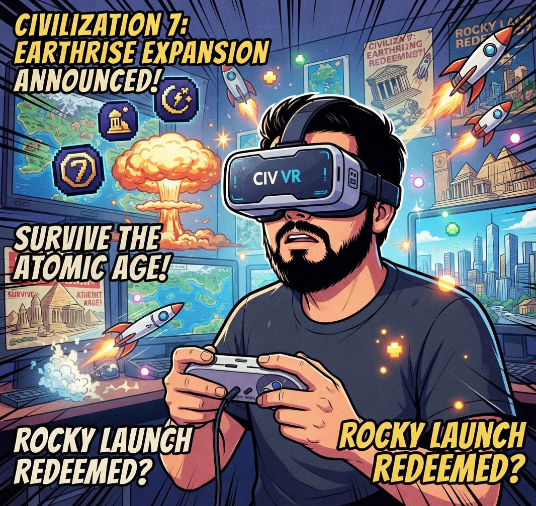 CIVILIZATION 7: A RESSURREIÇÃO DA HUMANIDADE COM A EXPANSÃO EARTHRISE E A ERA ATÔMICA! 🌍💥🕹️