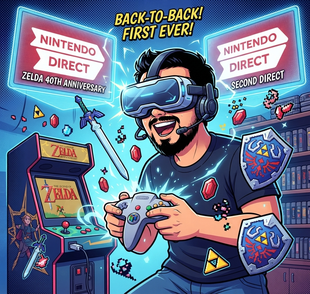 URGENTE: A NINTENDO ENLOUQUECEU E VAI EXPLODIR NOSSAS MENTES COM DOBRADINHA DE DIRECT! 🤯🎮
